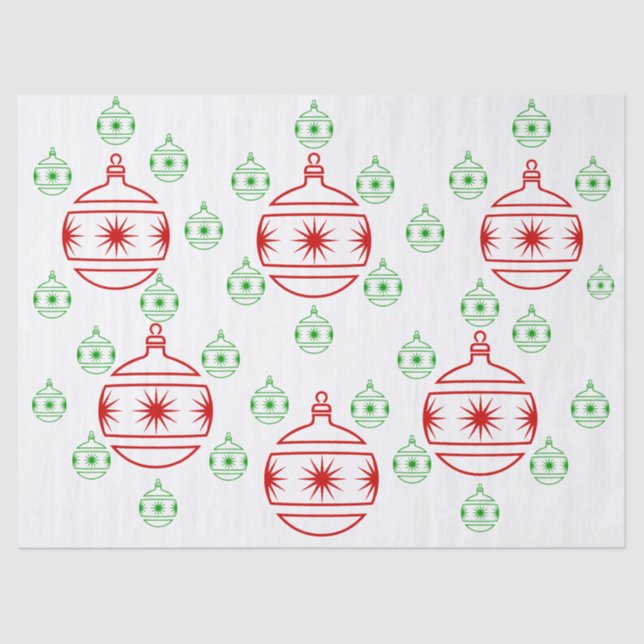 Seda Papel Tecido - Ornamentos de Árvores Redondas (Frente )