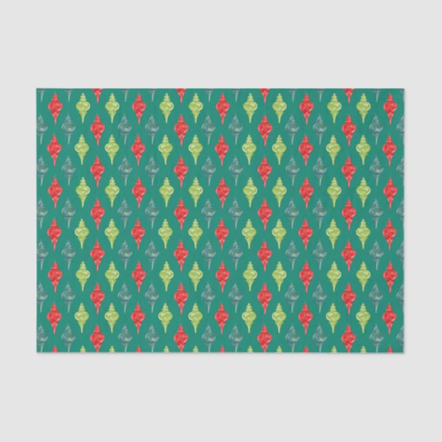 Seda Papel Tecido para Ornamentos de Vidro Retroativo (Frente )