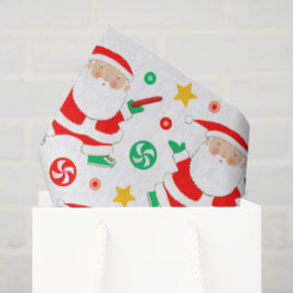 Seda Papel Tecido Presente de Natal de Golfe de Disco