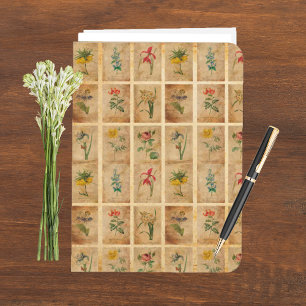 Seda Papel Tecidual De Decoupage Floral De Vantagem