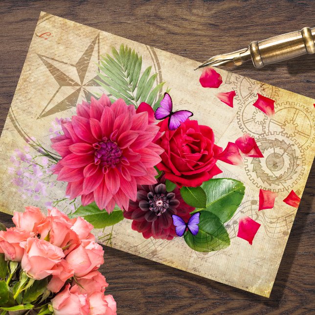 Seda Papel Tecidual de Desligamento de Florais Ephemera (Criador carregado)