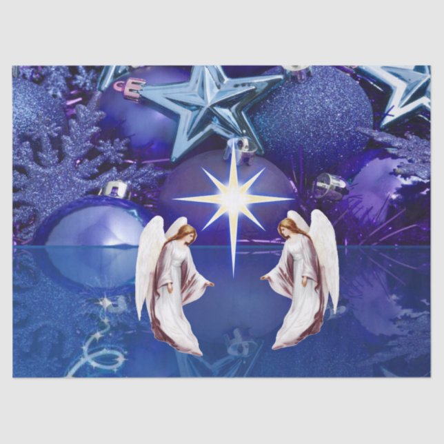 Seda Papel Tecidual de Natal, Angel (Frente )
