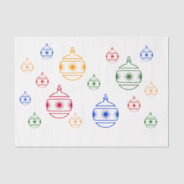 Seda Papel tecidular - Enfeites de natal