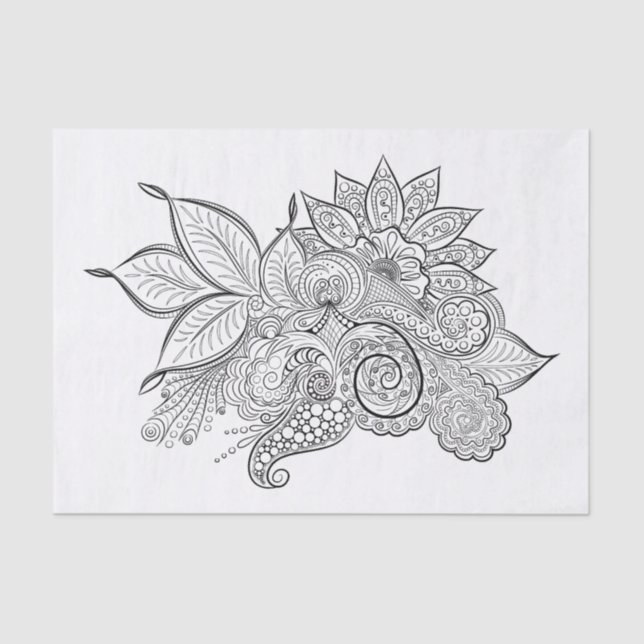 Seda papel tecidular para momentos de calmação (Frente )