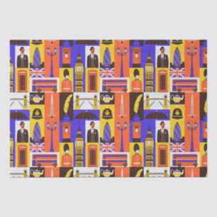 Seda Papel Tema de Londres