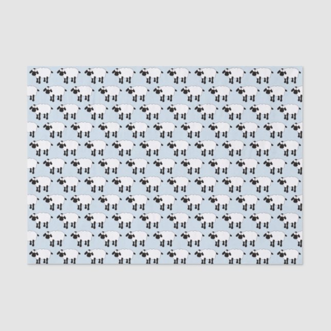 Seda Papel timínico em Tecidos de Ovelha (Frente )