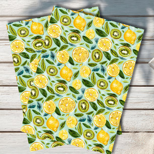 Seda Papel Tissue Botânico de Limão Mediterrâneo