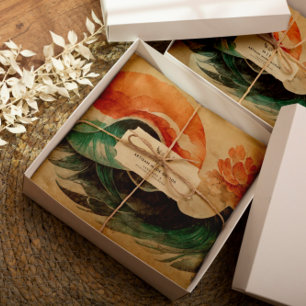 Seda Papel Tissue com Logotipo de Marca Ecológica Feito