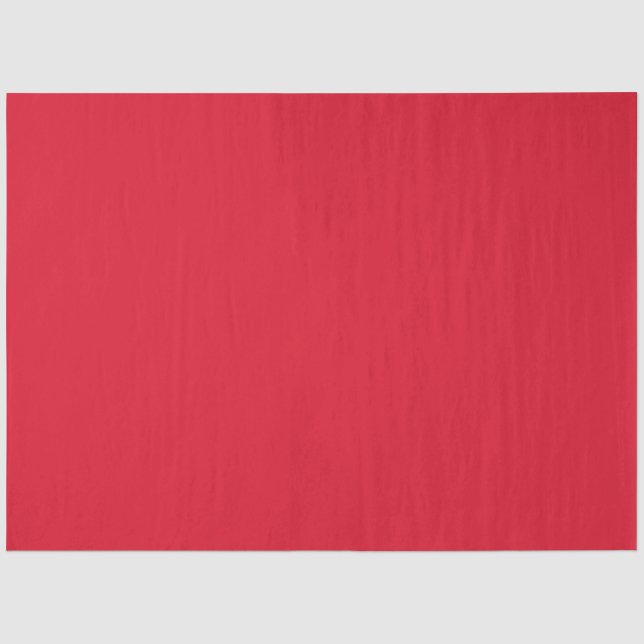 Seda Papel Tissue de Natal Vermelho Rubi Sólido Elegant (Frente )