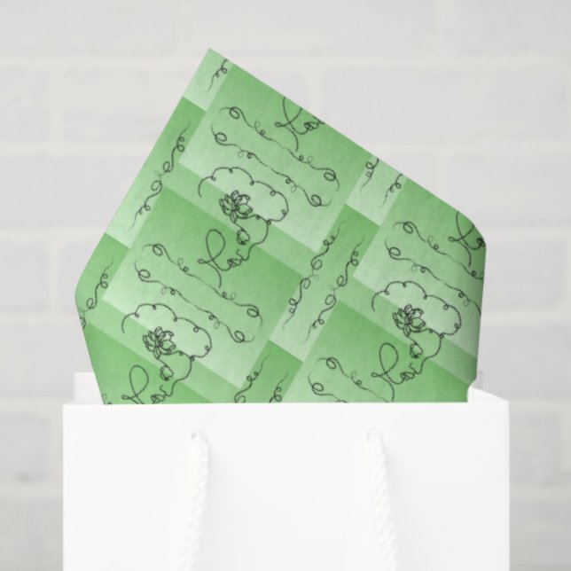 Seda Papel Tisu Sage de Beleza Fluida (Sacola de presentes)