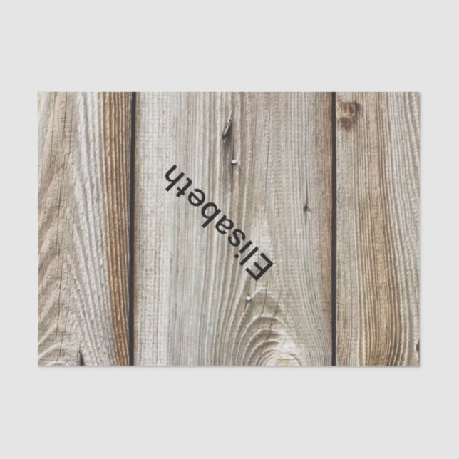 Seda papel velho para tecidos de madeira (Frente )