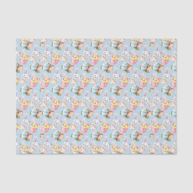 Seda Páscoa Critério Papel de Tecido (Frente )