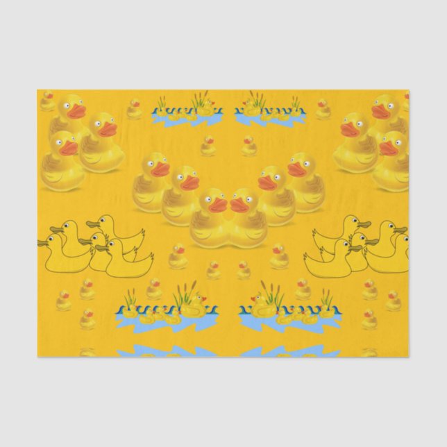 Seda Patos amarelos de papel absorvente (Frente )