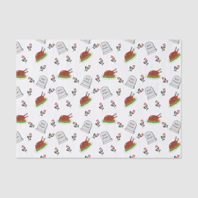 Seda R.I. Turquia — Papel de tecidos de Natal (Frente )