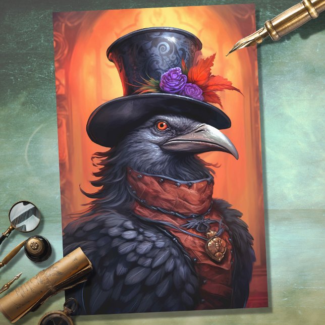 Seda Raven com o papel de dissociação do Top Hat 2 (Criador carregado)