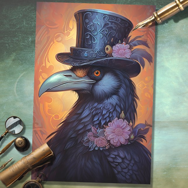 Seda Raven com papel de dissociação do Top Hat 3 (Criador carregado)