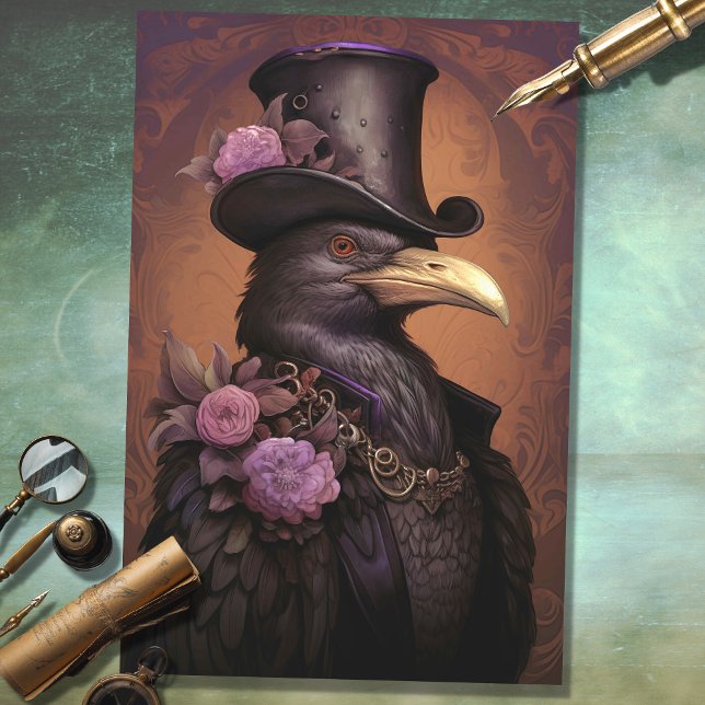 Seda Raven com papel de dissociação do Top Hat 4 (Criador carregado)