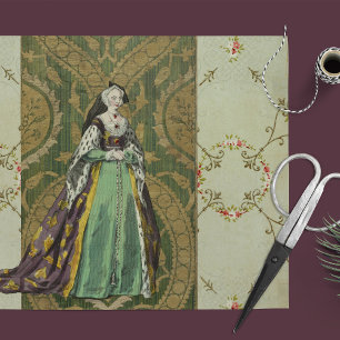 Seda Renascimento Royalty - Papel Tecido de Decoupage