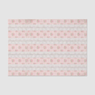 Seda Rosas e lenço de papel cor-de-rosa gastos antigos