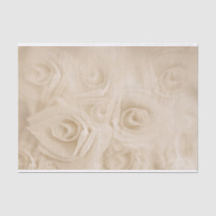 Seda Rosas Sepia de Papel