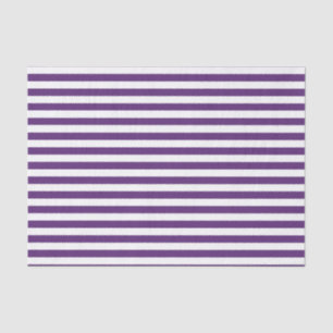 Seda Roxo e branco listra o lenço de papel