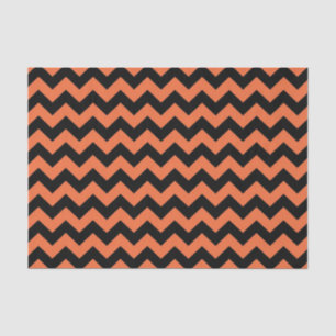 Seda Saco-presente de papel de chevron halloween