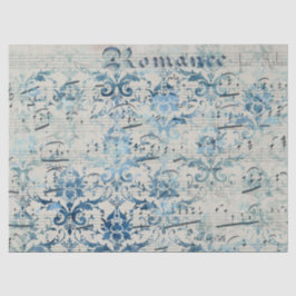 Seda Série de Papel Azul Efêmero Design 1