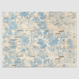 Seda Série de Papel Azul Efêmero Design 12