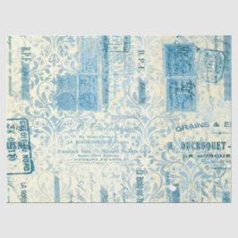 Seda Série de Papel Azul Efêmero Design 14