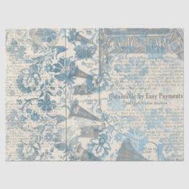 Seda Série de Papel Azul Efêmero Design 15