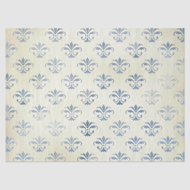 Seda Série de Papel Azul Efêmero Design 20 (Frente )