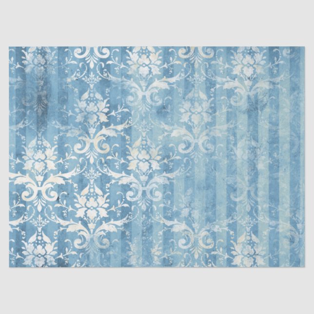Seda Série de Papel Azul Efêmero Design 5 (Frente )