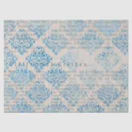 Seda Série de Papel Azul Efêmero Design 6