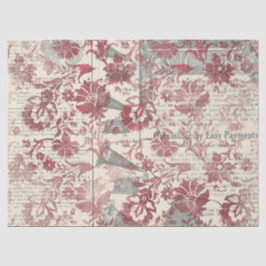 Seda Série de Papel Burgundy Efêmero Design 10