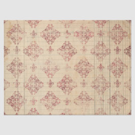 Seda Série de Papel Burgundy Efêmero Design 12