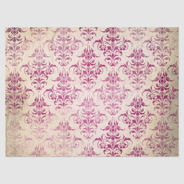 Seda Série de Papel Burgundy Efêmero Design 18 (Frente )