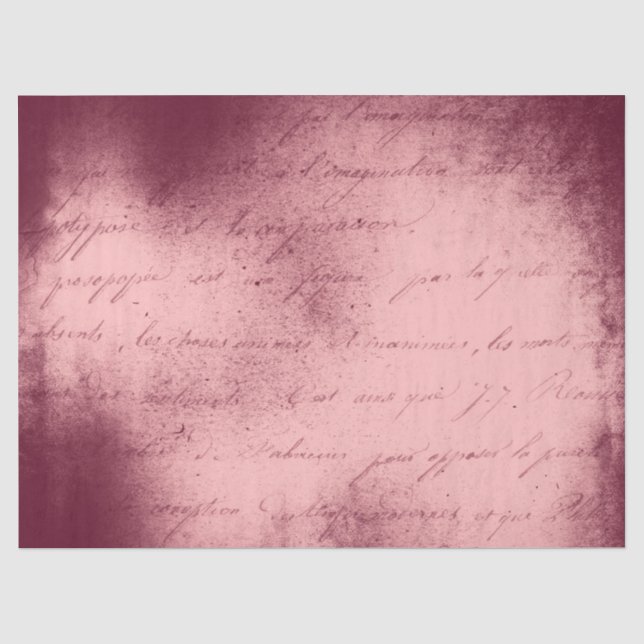 Seda Série de Papel Burgundy Efêmero Design 4 (Frente )