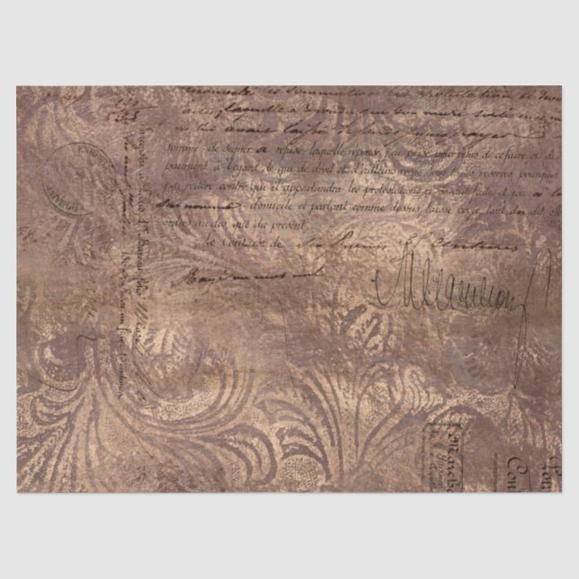 Seda Série de Papel Ephemera Rose Gold Design 15 (Frente )