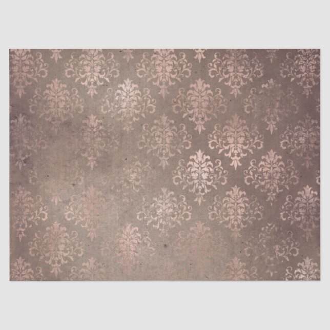 Seda Série de Papel Ephemera Rose Gold Design 17 (Frente )