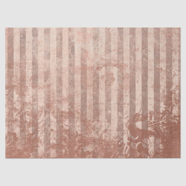 Seda Série de Papel Ephemera Rose Gold Design 4 (Frente )