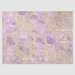 Seda Série de Papel Lavanda Efêmera Design 14