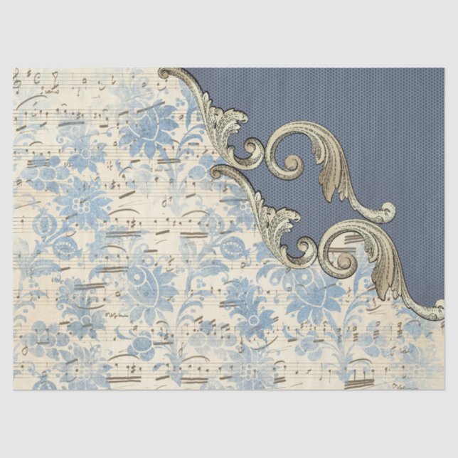 Seda Série de Papel Ornamentado Efêmero Design 10 (Frente )