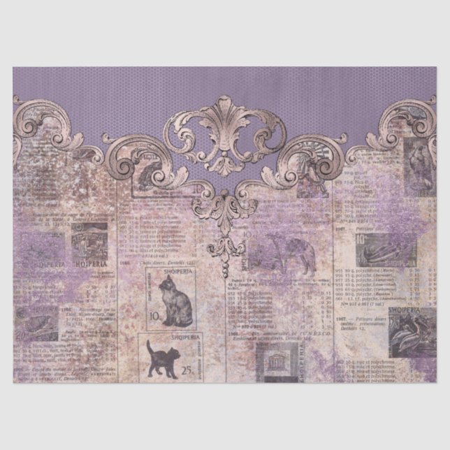 Seda Série de Papel Ornamental Efêmero Design 17 (Frente )