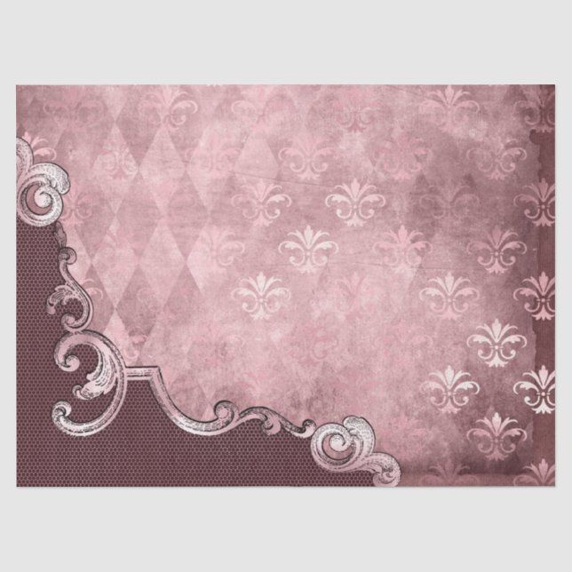 Seda Série de Papel Ornamental Efêmero Design 4 (Frente )