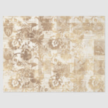 Série de Papel Sepia Ephemera Design 3