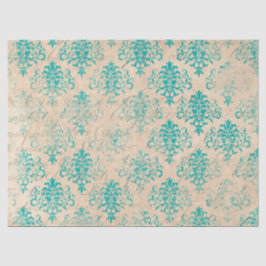 Seda Série de Papel Turquesa Efêmero Design 12