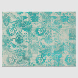 Seda Série de Papel Turquesa Ephemera Design 10