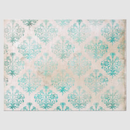 Seda Série de Papel Turquesa Ephemera Design 6