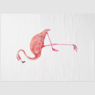 Seda Série de Pássaros Tropicais: Flamingo Papel Tissue