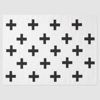 Seda Sinal de mais Impressão de papel moderno em tecido